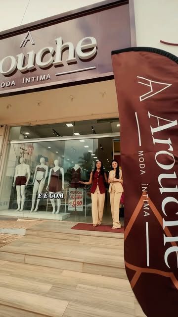 Fachada da loja Arouche Moda Íntima